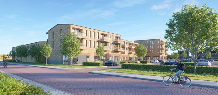 Een beeld van hoe de Scheperij er straks uit komt te zien vanaf de Donkerstraat in Teteringen.