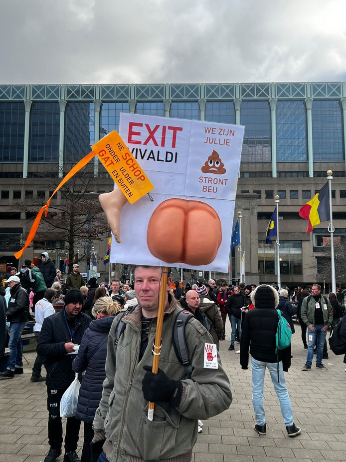 Betoging Brussel Belgium United For Freedom