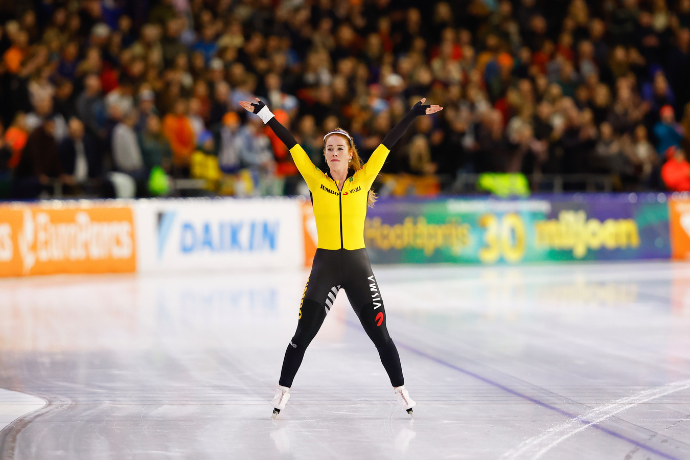 Antoinette Rijpma-de Jong voor vierde keer Nederlands kampioen allround