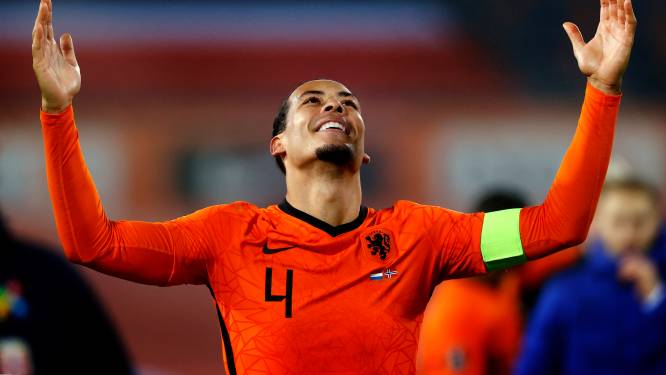 Captain Van Dijk trots op Oranje: ‘Uitstekend gereageerd na Montenegro’