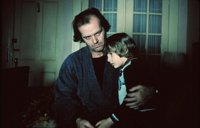 'The Shining' eng? Niet voor kindacteur Danny Lloyd, hier met Jack Nicholson