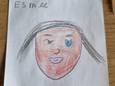Het zelfportret met een blauw oog