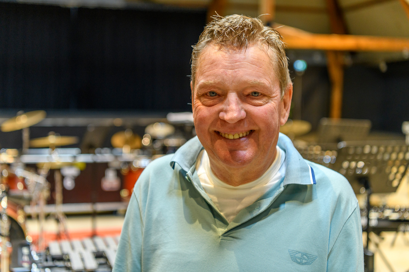 Een slagwerker met de handen in zijn schoot Mari van der Putten kreeg