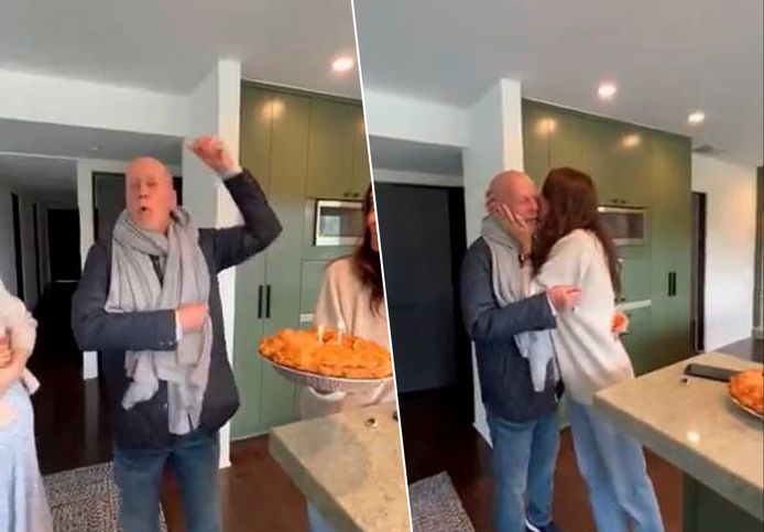Bruce Willis viert zijn verjaardag.