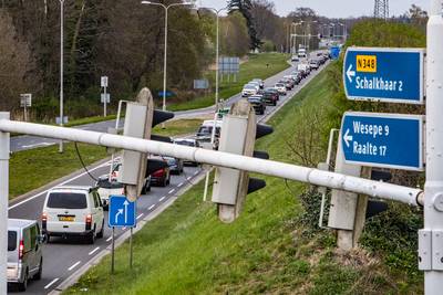 N348 tussen Raalte en Deventer voor langere tijd gesloten voor onderhoud (maar geld voor minder file