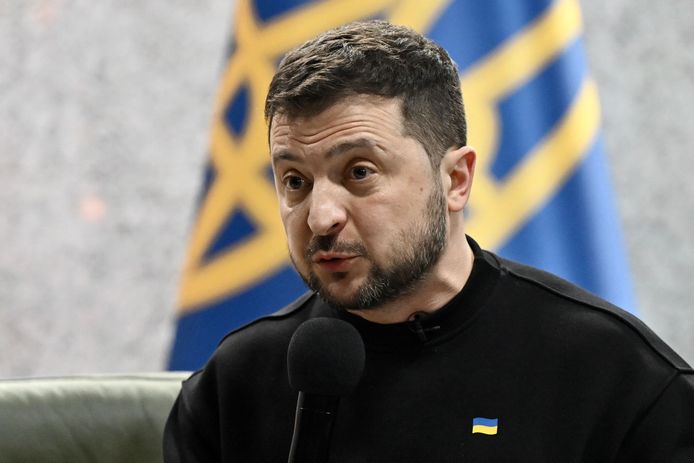 Le président ukrainien Volodymyr Zelensky.