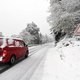 Honderden auto's geblokkeerd in Frankrijk door hevige sneeuwval
