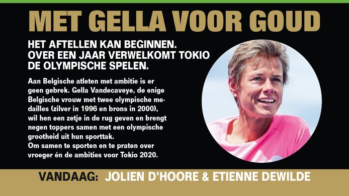 Met Gella voor goud.