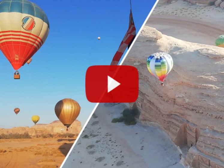 Video van de Dag | Zweef even in een kleurrijke ballon boven de woestijn