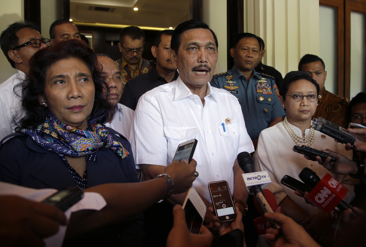 Minister Pandjaitan. Beeld ap