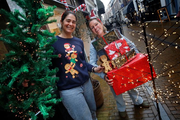 Kerstmis op de Langendijk in Gorinchem.