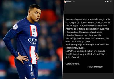 “Het is niet Kylian Saint-Germain”: Mbappé niet opgezet met promotiefilmpje PSG, waar hij hoofdrol in speelt