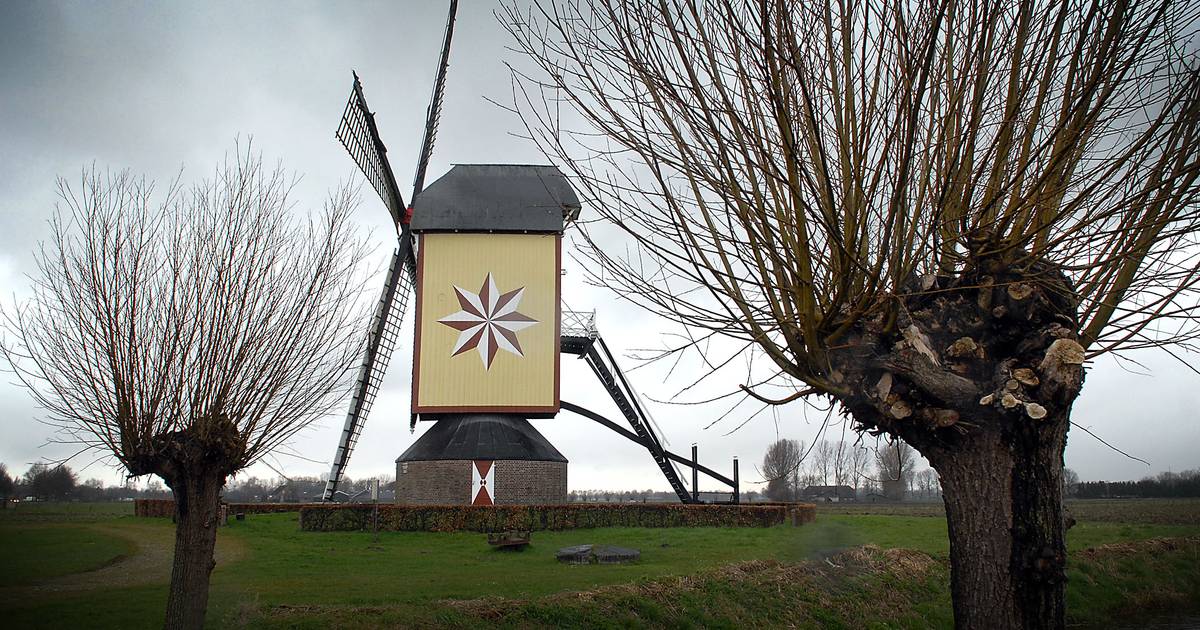 De ster van deze molen in Wanroij is opnieuw geschilderd, maar het mysterie blijft
