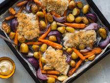 Wat Eten We Vandaag: Knapperige kabeljauw uit de oven met krieltjes