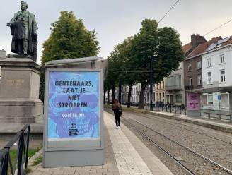 Extinction Rebellion roept Gentenaars via illegale affiches op om te strijden voor het klimaat