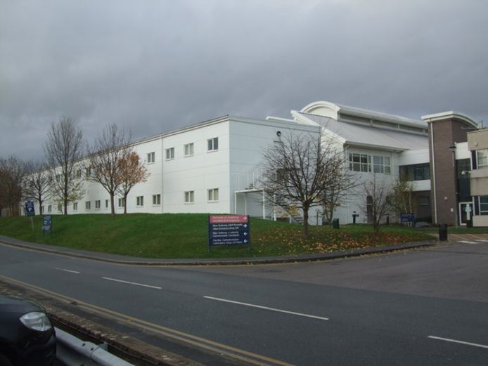 Een deel van het Glan Clwyd-ziekenhuis.