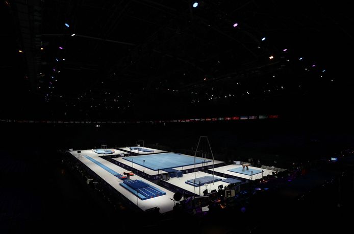 Antwerp's Sportpaleis Stadium is ready for the start of the World Cup.