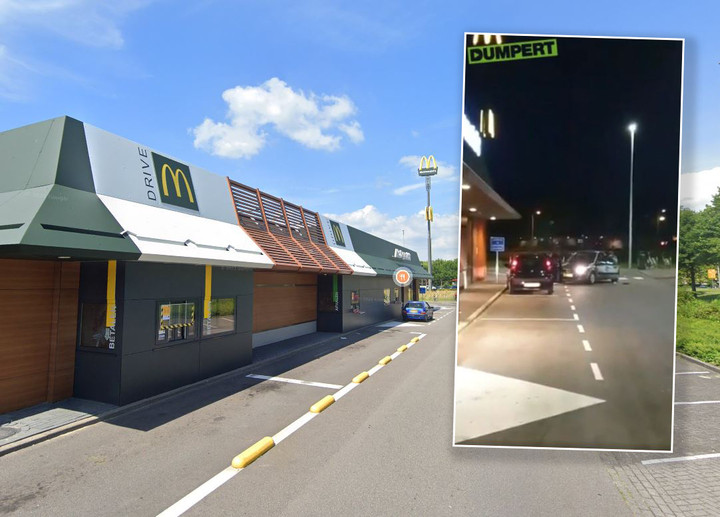 De vestiging van McDonald’s in Meppel waar zaterdagavond een ruzie uitbrak waarbij één van de betrokkenen met zijn auto inreed op een andere auto.