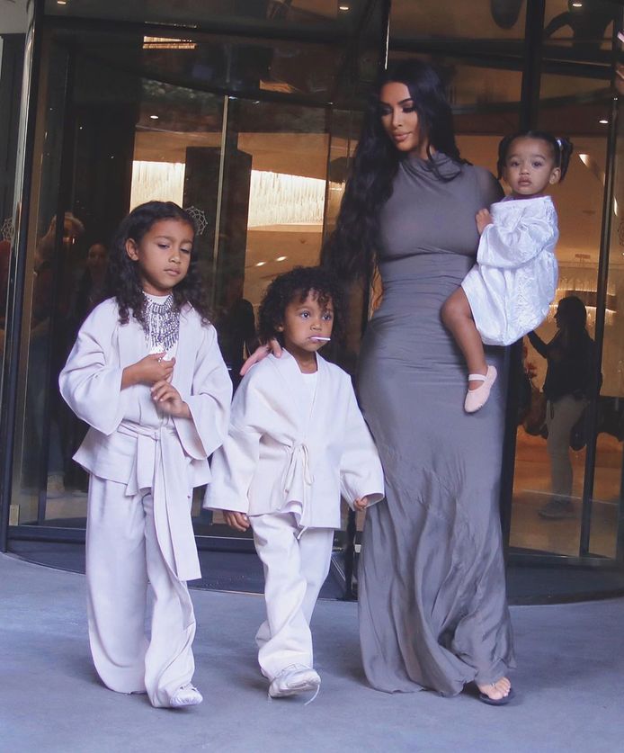 Kim Kardashian vindt het na North (6), Saint (4), Chicago (2) en Psalm (9 maanden) mooi geweest.