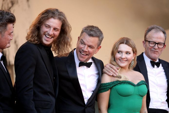 Idir Azougli, Matt Damon, Abigail Breslin et Tom McCarthy