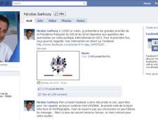 La page Facebook de Sarkozy victime d'une 2e tentative de piratage