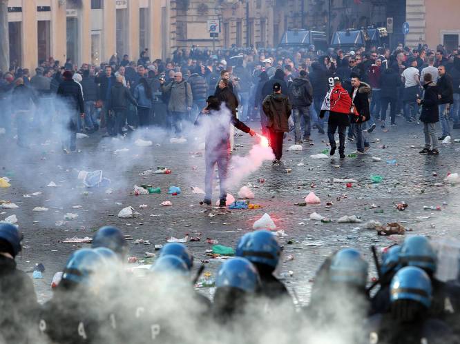 Feyenoord-fans berokkenden voor 5,2 miljoen schade in Rome