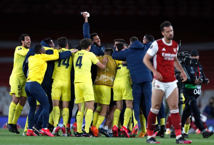 Vreugde bij Villarreal, ontgoocheling bij Arsenal.
