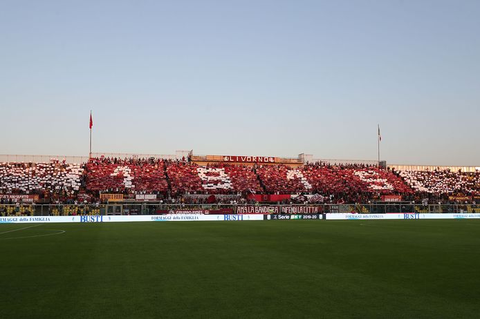 Het stadion van Livorno