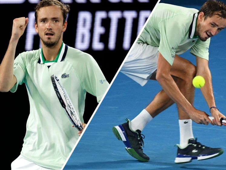 Medvedev in finale Australian Open na enerverend duel