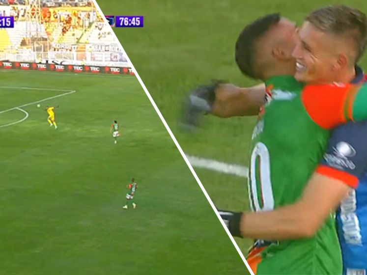 Keeper scoort van 101 meter afstand en heeft mogelijk wereldrecord te pakken