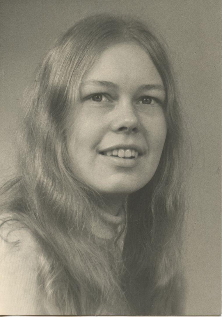 Anke van Reenen als twintiger in 1973 Beeld 