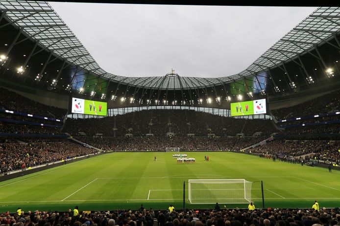 Het Tottenham Hotspur Stadium is zondag het decor van de derby tussen de vrouwenteams van Spurs en Arsenal.