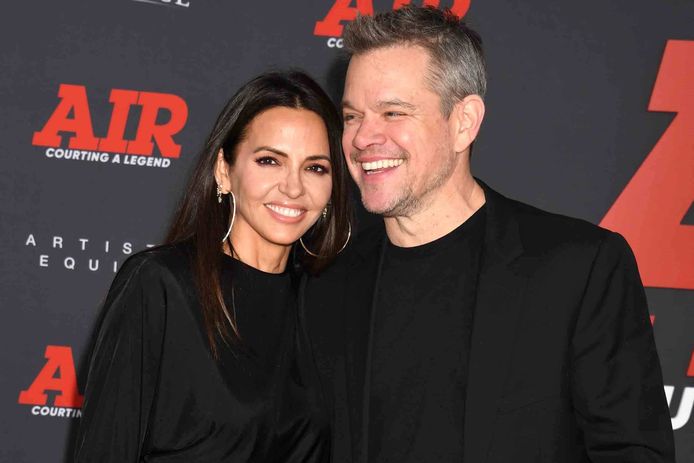 Matt Damon en zijn vrouw Luciana.