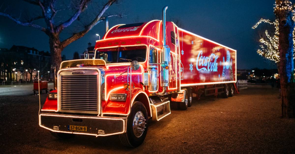 Coca Colakersttruck rijdt door Nederland  Binnenland  AD.nl