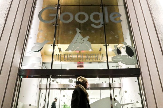 Het hoofdkwartier van Google in Manhattan.