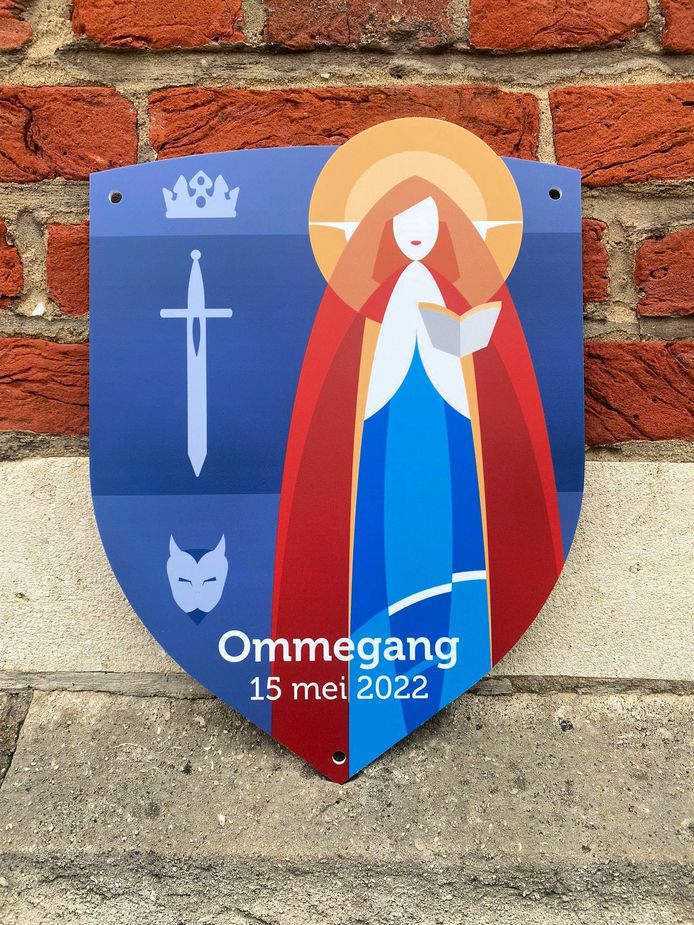 Het muurschild kost vijf euro en is verkrijgbaar in het infokantoor van dienst toerisme en stadsanimatie.
