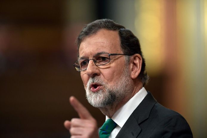 Mariano Rajoy en mai 2018.