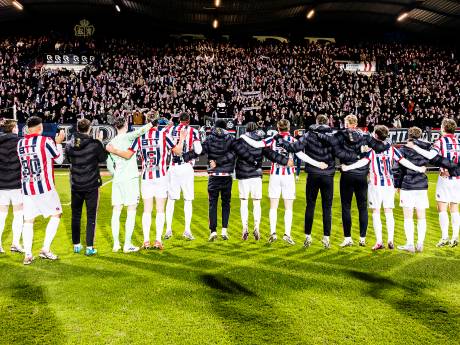 Willem II-spelers praten onderling over leeg uitvak in Den Bosch: ‘We hebben de supporters keihard nodig’