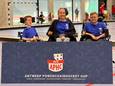 Maxime, Dijana en Senne organiseerden vorig jaar een Powerchair Hockey toernooi.