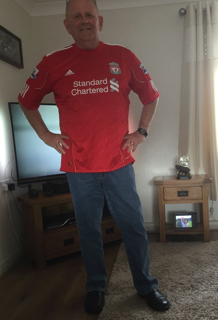 Liverpool-fan Henk Wijna, geboren in Kampen, maakt zich op voor de finale van de Champions League.
