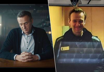 Fel vermagerde Navalny reageert vanuit Russische gevangenis op Oscar: “Goed, maar ook niet echt”