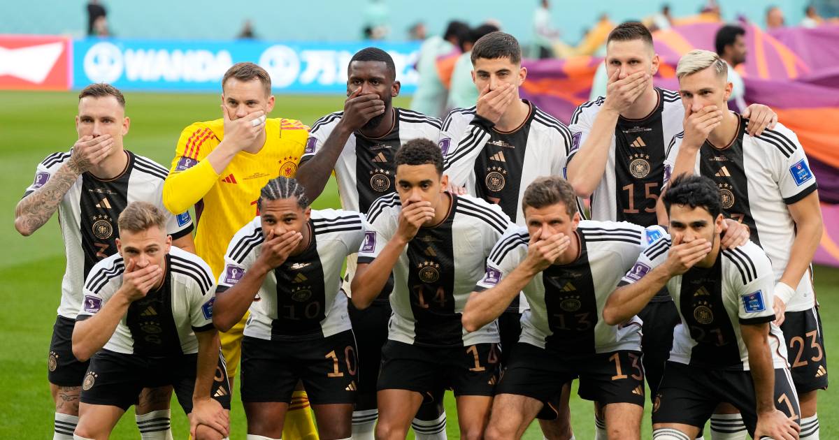 Deutschland stellt sich bei der WM gegen die FIFA und macht ein klares Statement |  Fußball Weltmeisterschaft