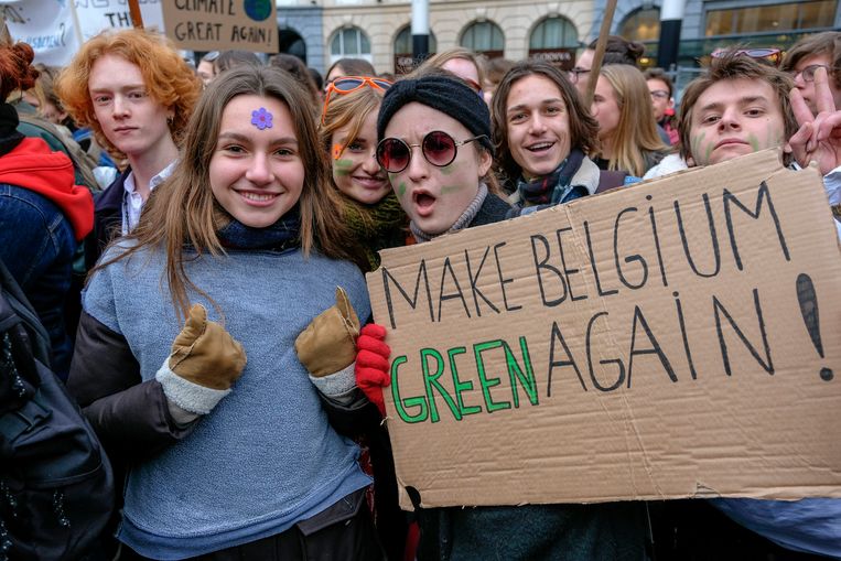 Demonstrators in Brussels today, photo by Photo News