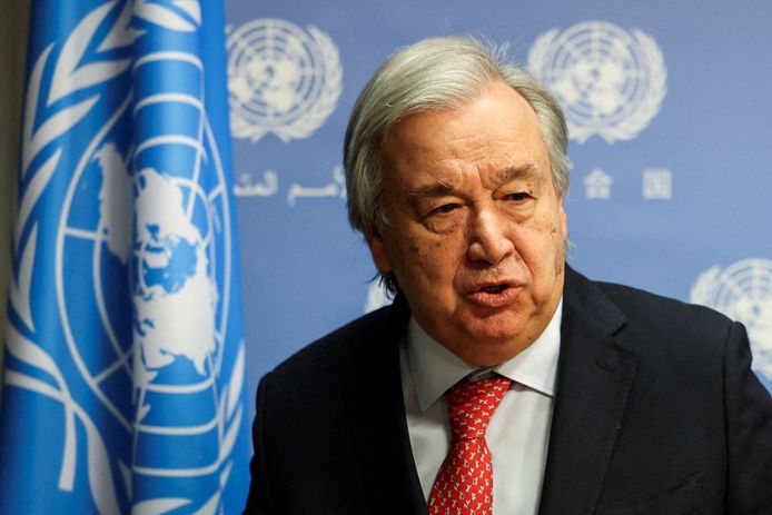 Secretaris-generaal Antonio Guterres van de VN.