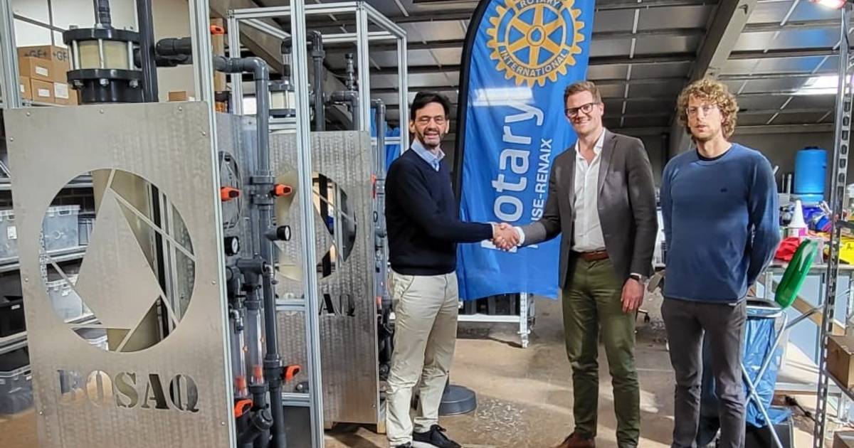 Rotary Ronse stuurt samen met hightechbedrijf Bosaq drie ...