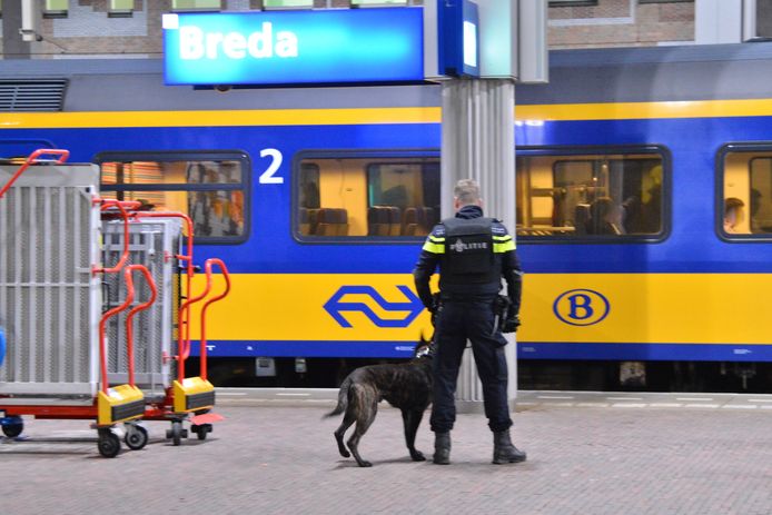 De situatie op station Breda.