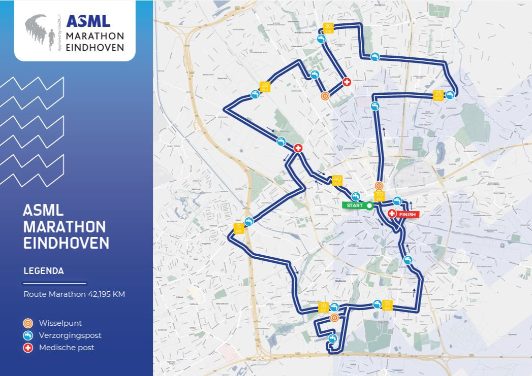 Marathon Eindhoven 2023 de route en alles wat je verder nog moet weten