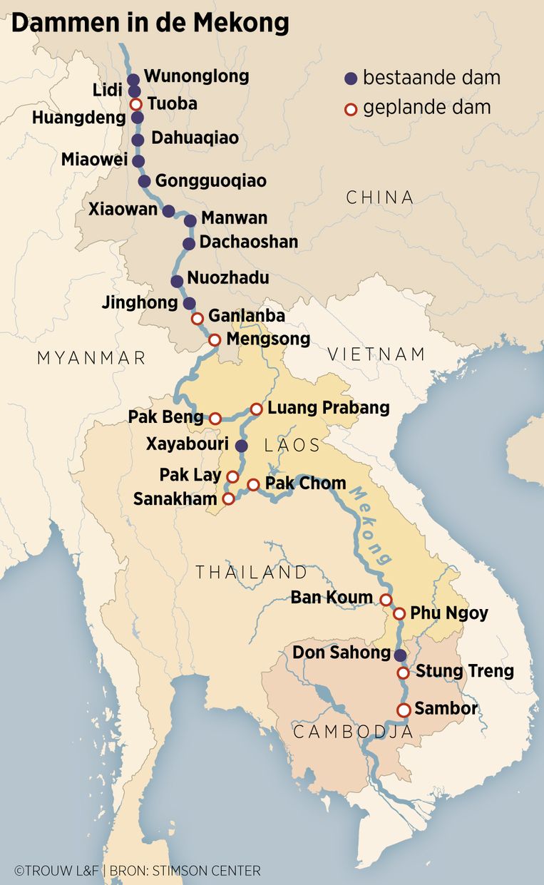 betreuren gek middernacht Chinees waterbeheer zorgt voor droogte en overstomingen in Mekong-regio