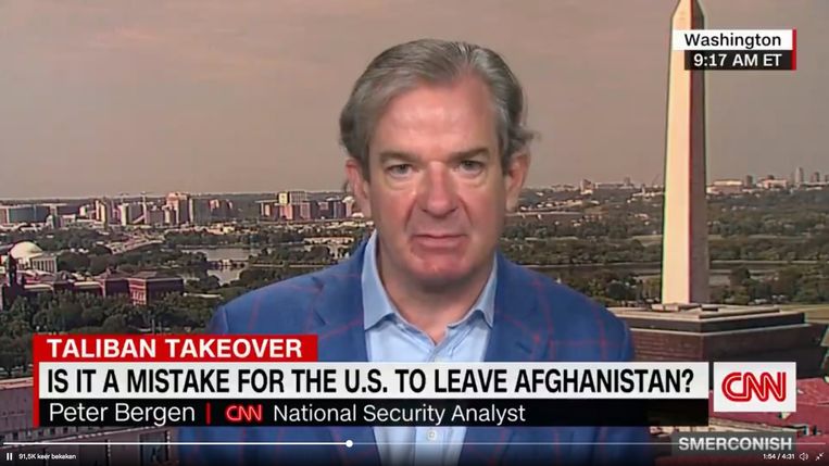 Peter Bergen Beeld CNN