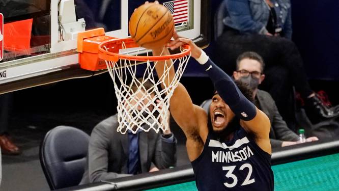 Minnesota Timberwolves weer te sterk voor Utah Jazz in NBA